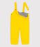 Regenhose mit Hosenträgern gelb JAUNE