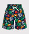 Badeshorts mit Printmotiv Kinder/Jungen blau MEDIEVAL/weiss MULTICO