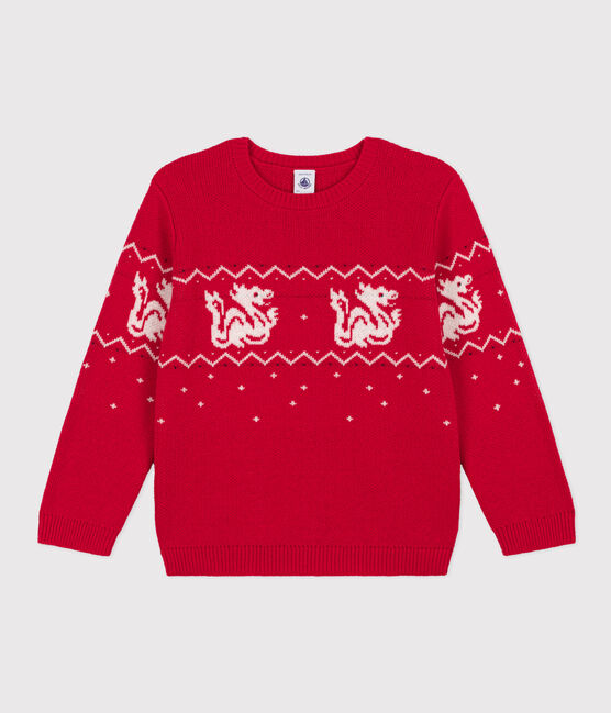 Kinderpullover aus Wolle und Baumwolle für Jungen CORRIDA/ MULTICO
