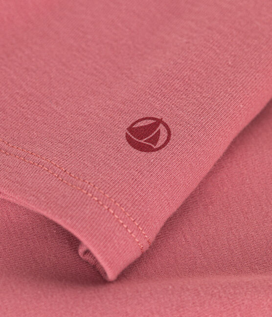 Damen-Rollkragenshirt "L'Iconique" aus Baumwolle rosa ROSEWOOD