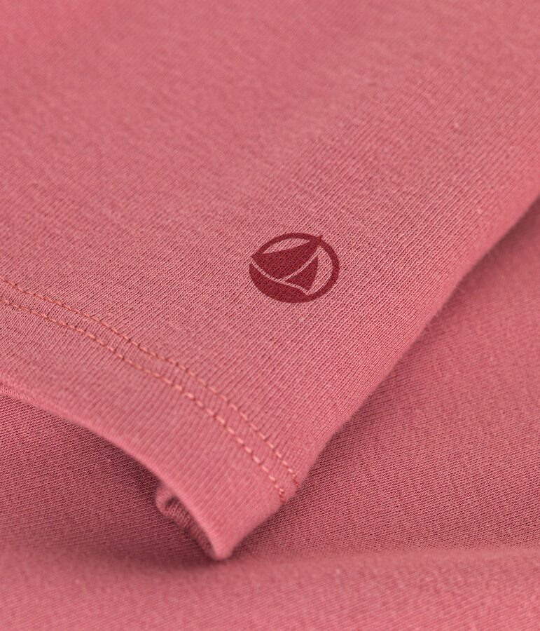 Damen-Rollkragenshirt L'Iconique aus Baumwolle rosa ROSEWOOD