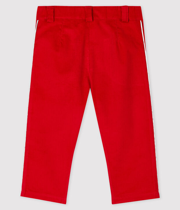 Babyhose aus Samt. rot