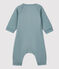 Baby-Overall aus Bio-Baumwoll-Molton grau
