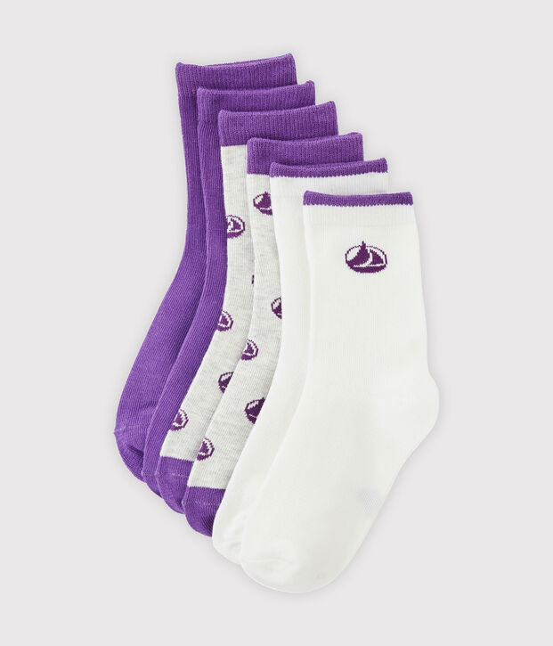 3er-Set Kindersocken vielfarbig