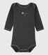 Langärmeliger Baby-Body Jungen