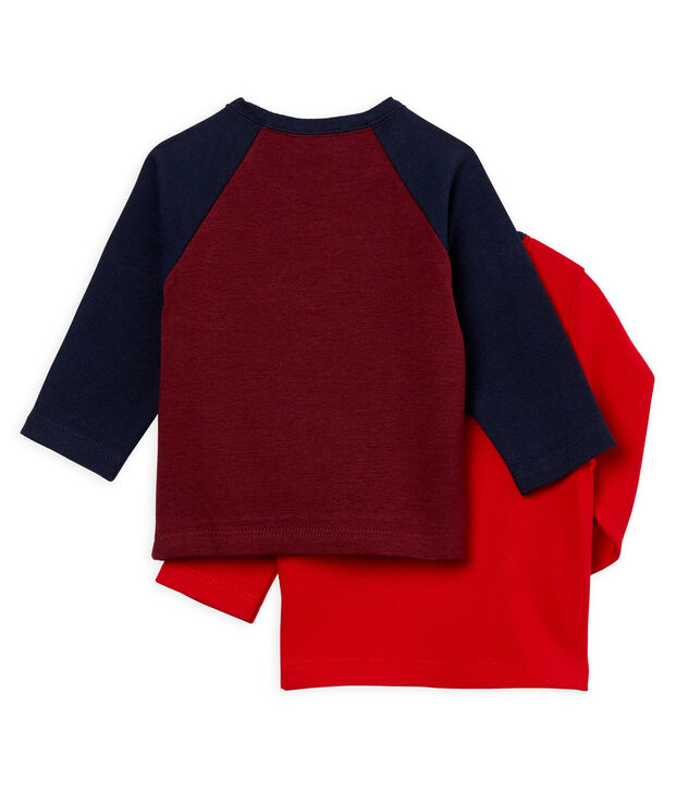 2er-Set Baby-T-Shirts f&uuml;r Jungen vielfarbig