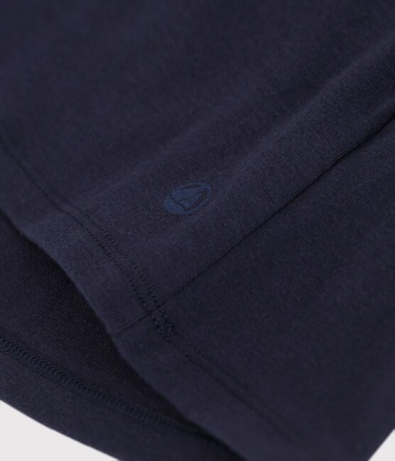 Damen-Rollkragenshirt "L'Iconique" aus Baumwolle blau SMOKING