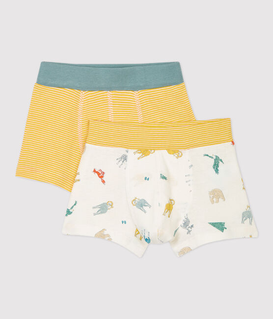 2er-Set Boxershorts aus Bio-Baumwolle mit Mufflon-Motiv für Jungen variante 1
