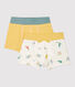 2er-Set Boxershorts aus Bio-Baumwolle mit Mufflon-Motiv für Jungen