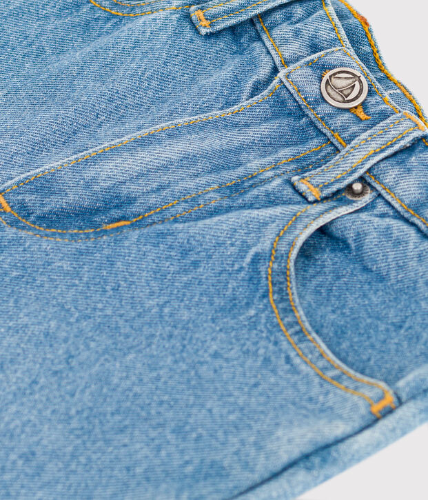 Kinder-Hose mit geradem Schnitt aus Denim f&uuml;r Jungen blau