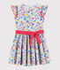 Kurzärmeliges Kinder-Kleid aus Popeline für Mädchen
