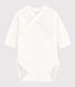 Langärmeliger Baby-Body in Wickelform Mädchen/Jungen