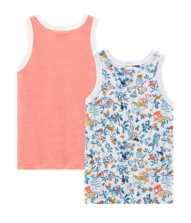 Duo Tanktops f&uuml;r kleine Jungen vielfarbig