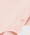 Langärmeliger Baby-Body aus Baumwolle mit Rüschenkragen rosa SALINE