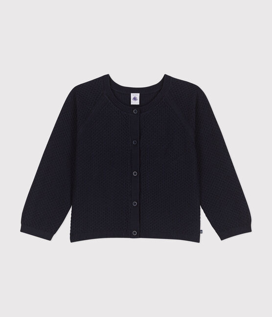 Cardigan aus Baumwolle Kinder/Mädchen blau SMOKING