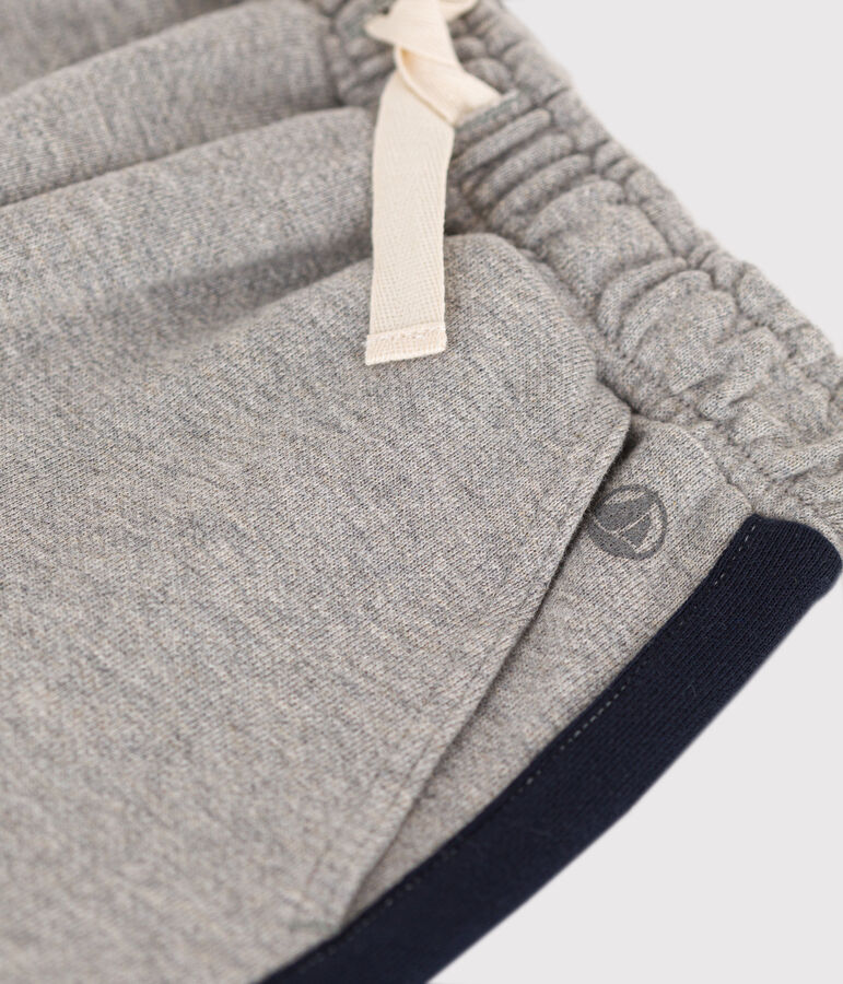 Baumwollshorts f&uuml;r Jungen grau CHATON CHINE