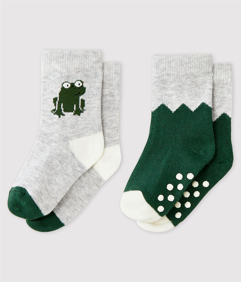 2er-Set Babysocken mit Motiv f&uuml;r Jungen vielfarbig