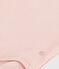 Kurzärmeliger Baby-Body aus Baumwolle mit Rüschenkragen rosa SALINE