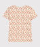 Damen-T-Shirt LE DROIT aus Baumwolle mit Rundhalsausschnitt weiss AVALANCHE/ MULTICO