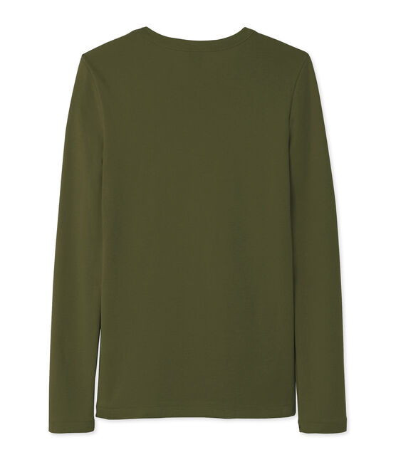 Damen-Langarmshirt grün CROCODILE