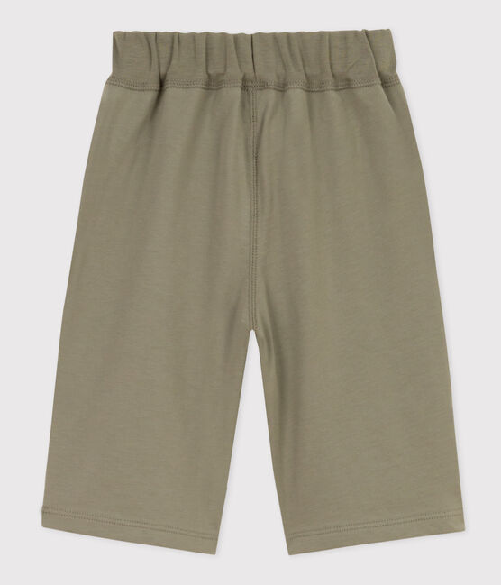 Kinder-Bermudashorts aus Baumwolle für Jungen grün MARECAGE