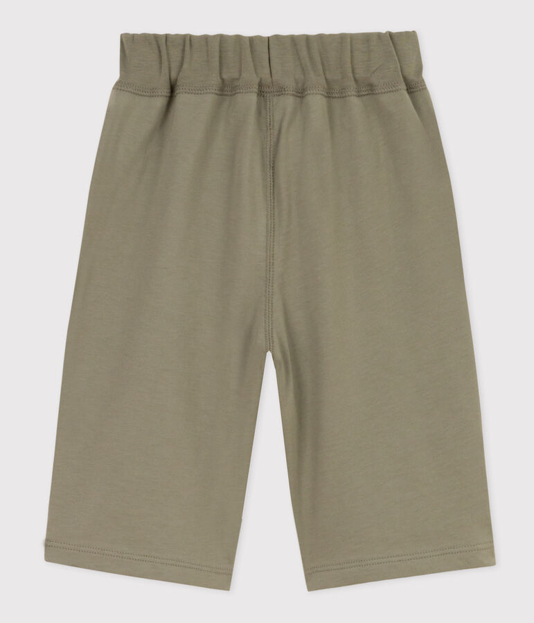Kinder-Bermudashorts aus Baumwolle f&uuml;r Jungen gr&uuml;n