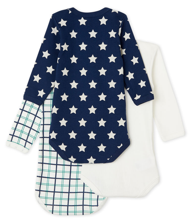 Trio lang&auml;rmelige Baby-Bodys f&uuml;r Jungen variante 1