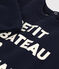 Baby-Sweatshirt aus Molton blau SMOKING
