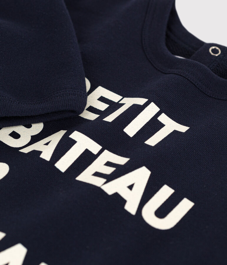 Baby-Sweatshirt aus Molton blau
