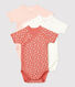 3er-Set Baby-Bodys aus Bio-Baumwolle