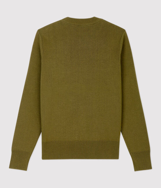 Marinepullover aus Baumwolle für Damen grün MILITARY