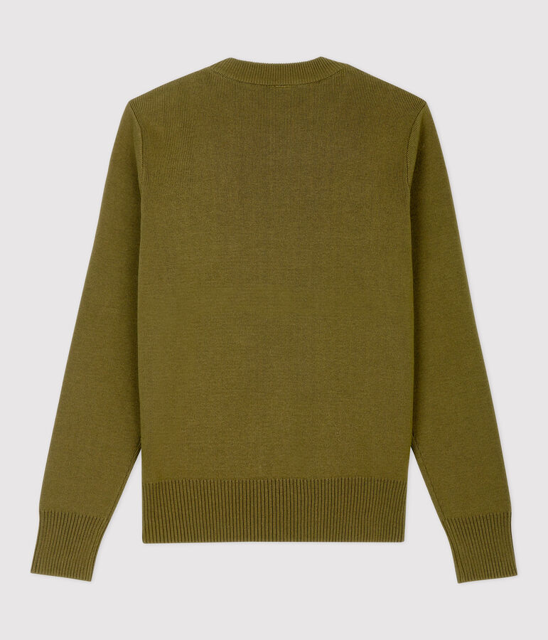 Marinepullover aus Baumwolle f&uuml;r Damen gr&uuml;n