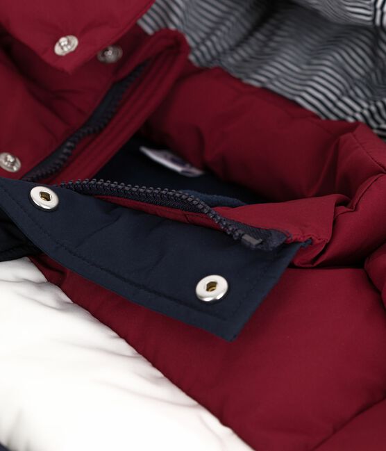 Kinder-Winterjacke im Colorblock blau SMOKING/weiss MULTICO