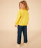Sweatshirt aus leichtem Molton Kinder/Mädchen gelb NECTAR