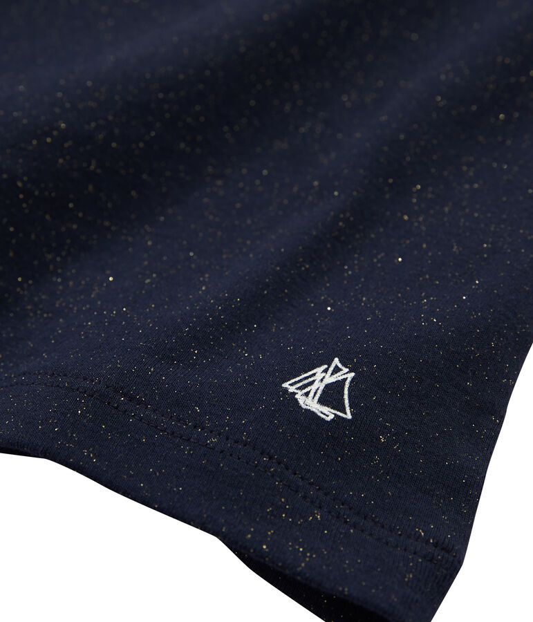 Unterziehpullover f&uuml;r M&auml;dchen blau/gelb