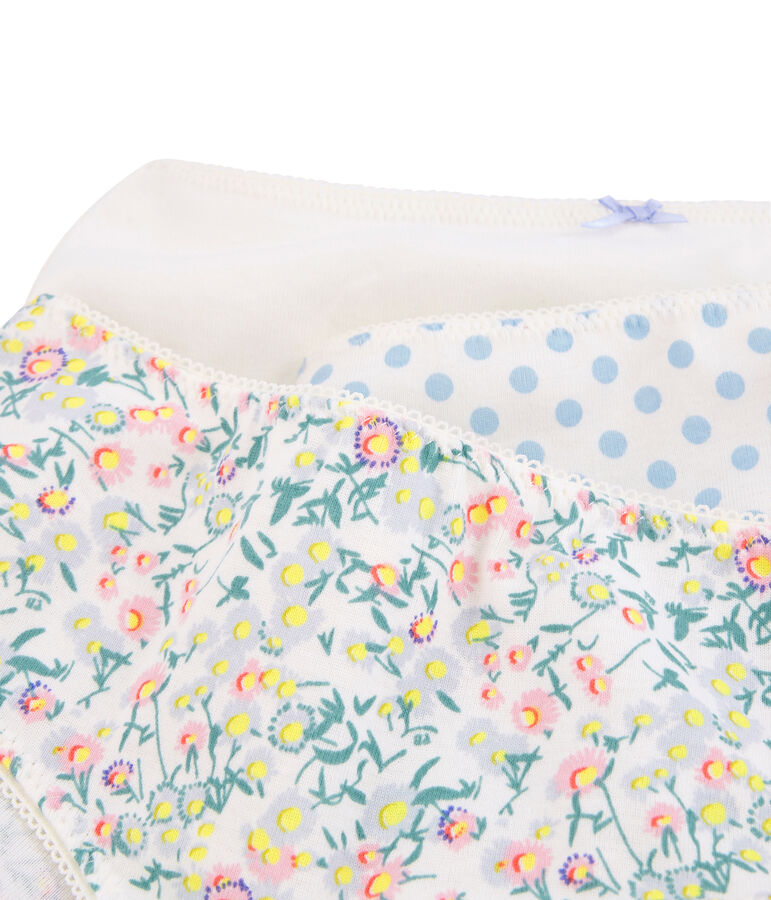 3er-Set Shortys f&uuml;r kleine M&auml;dchen vielfarbig