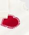 Baby-Sweatshirt aus Baumwolle mit Herzmotiv naturfarben MILK