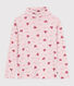 Kinder-Rollkragenshirt aus bedruckter Baumwolle 