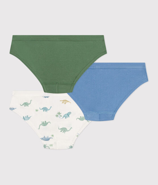 3er-Set Kinder-Slips aus Baumwolle mit Dinos variante 1