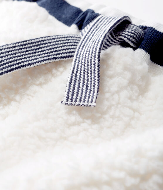 Unisex-Babyhose in Sherpa weiss MARSHMALLOW