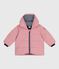 Baby-Winterjacke einfarbig rosa CHARME