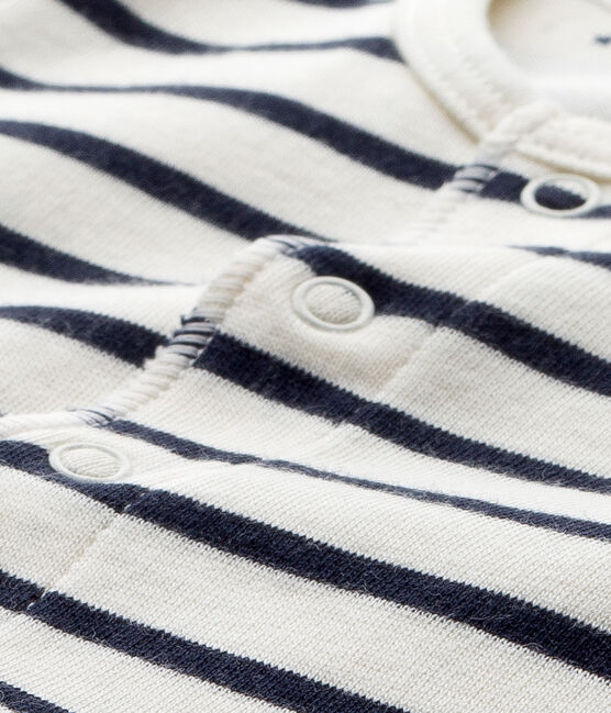 Ensemble bébé 3 pièces réversible beige COQUILLE/blau SMOKING