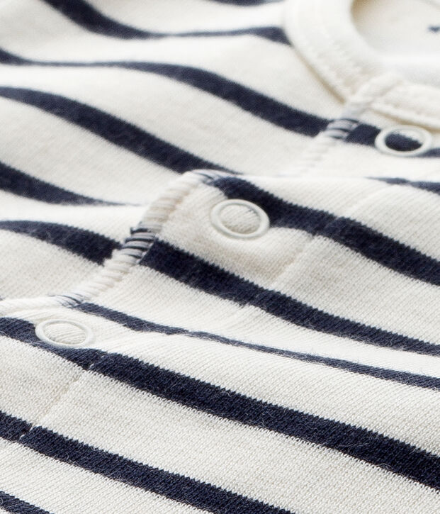 Ensemble b&eacute;b&eacute; 3 pi&egrave;ces r&eacute;versible weiss/blau