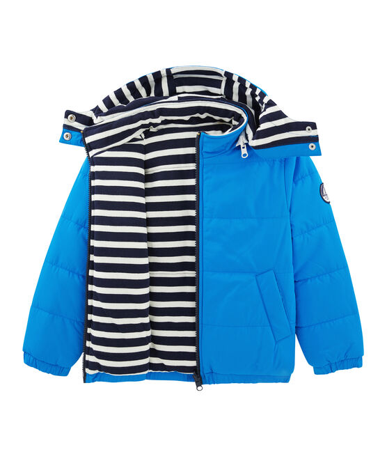 Wattierte Kinder-Jacke blau WAVE