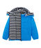 Wattierte Kinder-Jacke blau WAVE
