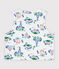 Wendbare Baby-Weste aus Baumwolle mit Paris-Motiv weiss/vielfarbig