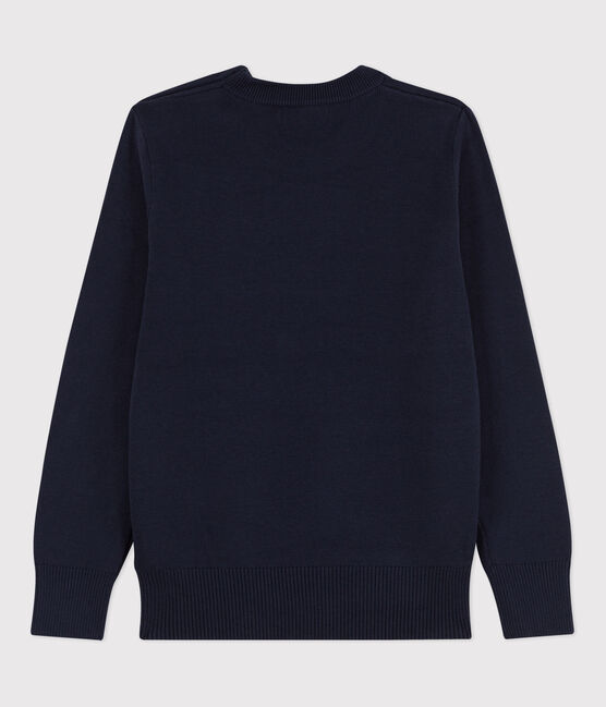 Klassischer Marinepullover aus Baumwolle für Damen blau SMOKING