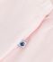 Newborn Baby-Hose mit Fuß aus einfarbiger Baumwolle  rosa FLEUR