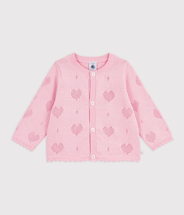 Baby-Cardigan aus Baumwolle mit Herzmotiv MARQUISE