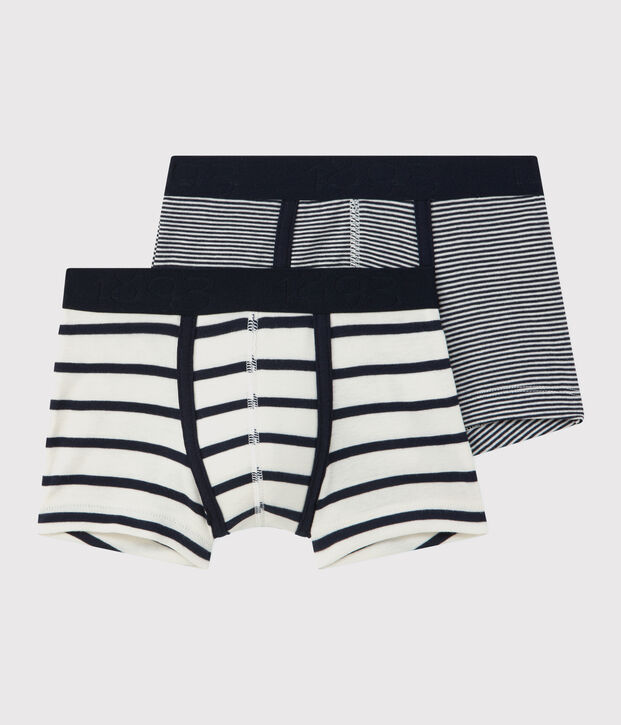 2er-Set gestreifte Boxershorts f&uuml;r Jungen vielfarbig